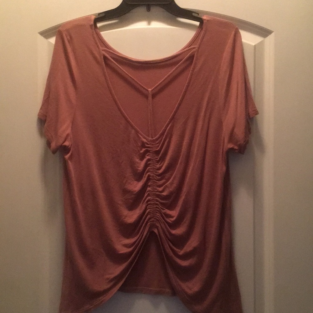 Mauve top with beautiful back